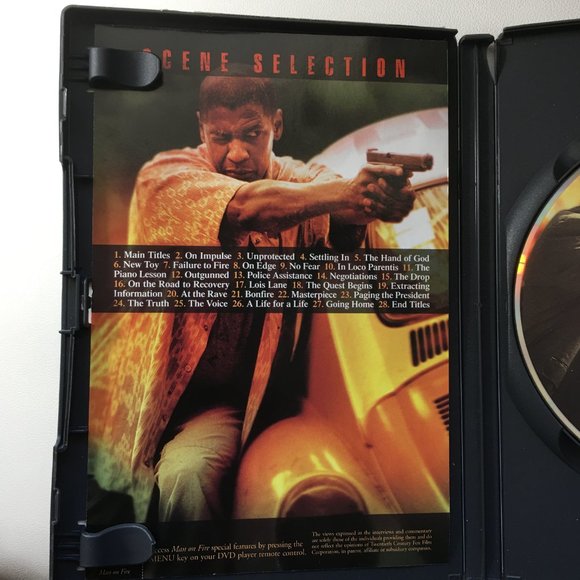 𝐃𝐞𝐧𝐳𝐞𝐥 𝐖𝐚𝐬𝐡𝐢𝐧𝐠𝐭𝐨𝐧 DVD Bundle 𝐌𝐀𝐍 𝐎𝐍 𝐅𝐈𝐑𝐄 & 𝐅𝐋𝐈𝐆𝐇𝐓 - Picture 6 of 10